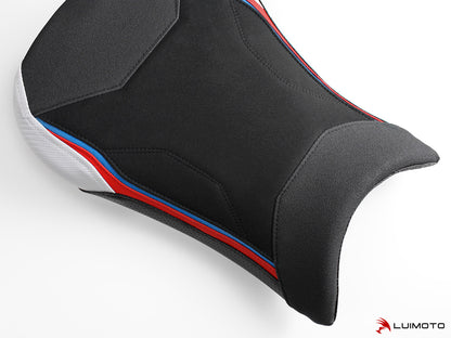 LUIMOTO (Technik) M SPORT Rider Seat Cover for the BMW S1000RR (2020+)