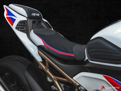 LUIMOTO (Technik) Rider Seat Cover for the BMW S1000RR (2020+)