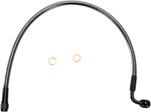 MAGNUM SHIELDING Brake Line - 10 mm-90° - 19" - Black Pearl AS47219