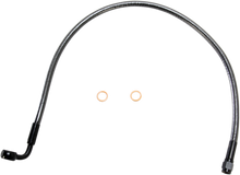 MAGNUM SHIELDING Brake Line - 10 mm-90° - 22" - Black Pearl AS47222
