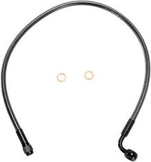 MAGNUM SHIELDING Brake Line - 10 mm-90° - 24" - Black Pearl AS47224