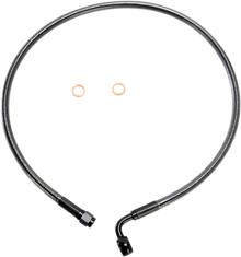 MAGNUM SHIELDING Brake Line - 10 mm-90° - 28" - Black Pearl AS47228