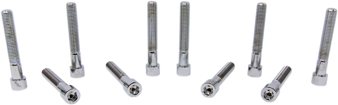 DRAG SPECIALTIES Bolts - Socket-Head/Replacement - Smooth/Fine Thread - 5/16"-24 x 1-3/4" - 10 Pack MPB231S