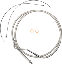 MAGNUM SHIELDING Mid Brake Line - ABS - Polished Stainless AS57015