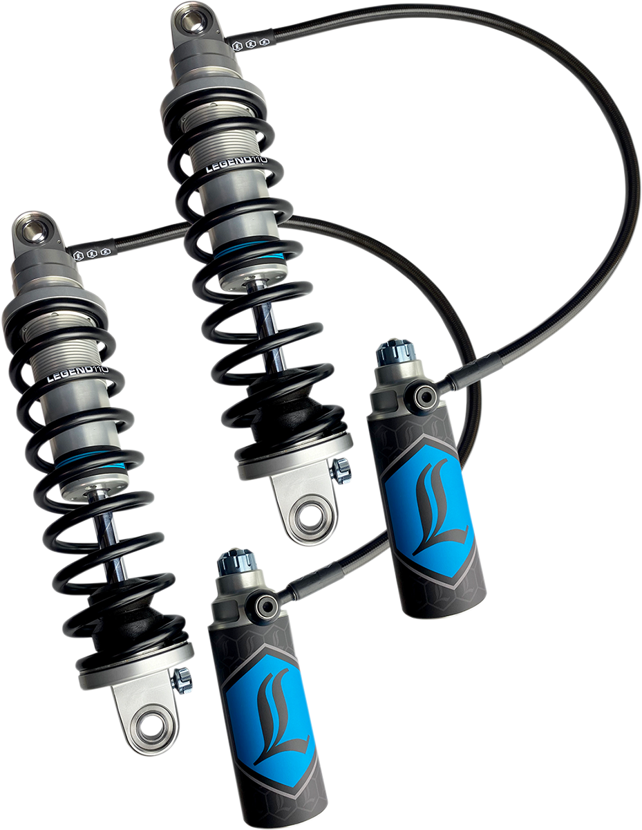 LEGEND SUSPENSION REVO ARC Remote Reservoir Shocks - 14" - Heavy Duty - Clear 1310-1929