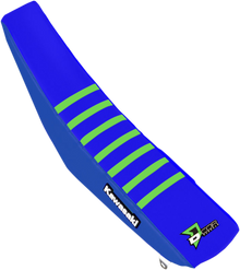 D'COR VISUALS Seat Cover - Blue/Green - KX250F/450F '16-'20 30-20-463