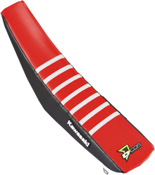 D'COR VISUALS Seat Cover - Black/Red/White - KX250/450 '19-'25 30-20-473