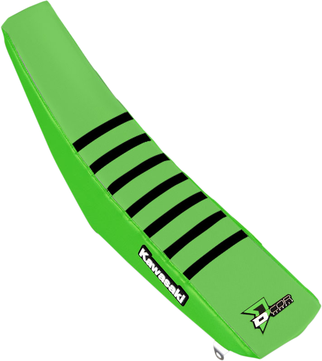 D'COR VISUALS Seat Cover - Green/Black - KX250/450 '19-'26 30-20-476