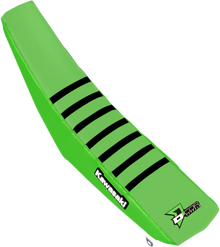 D'COR VISUALS Seat Cover - Green/Black - KX250/450 '19-'26 30-20-476