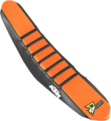 D'COR VISUALS Seat Cover - Black/Orange - SX/F '16-'18 30-30-206