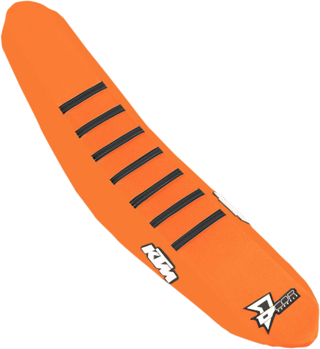 D'COR VISUALS Seat Cover - Orange/Black - SX/F '18-'22 30-30-303