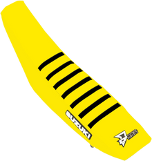 D'COR VISUALS Seat Cover - Yellow/Black - RMZ250/450 '04-'18 30-40-457
