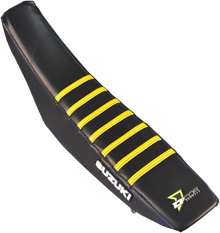 D'COR VISUALS Seat Cover - Black/Yellow - RMZ250/450 '18-'25 30-40-461