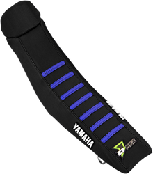 D'COR VISUALS Seat Cover - Black/Blue - YZ250F/450F '14-'18 30-50-452