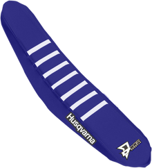 D'COR VISUALS Seat Cover - Navy Blue/White - TC/FC '15 30-70-409
