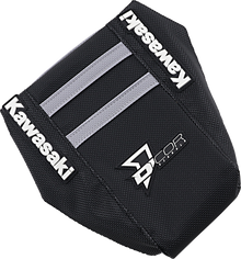 D'COR VISUALS Seat Cover - Black/Gray - KX '16-'20 30-20-465
