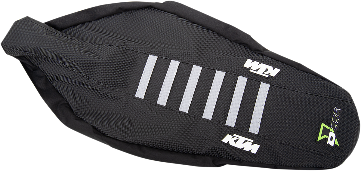 D'COR VISUALS Seat Cover - Black/Gray - SX/F '18-'22 30-30-305