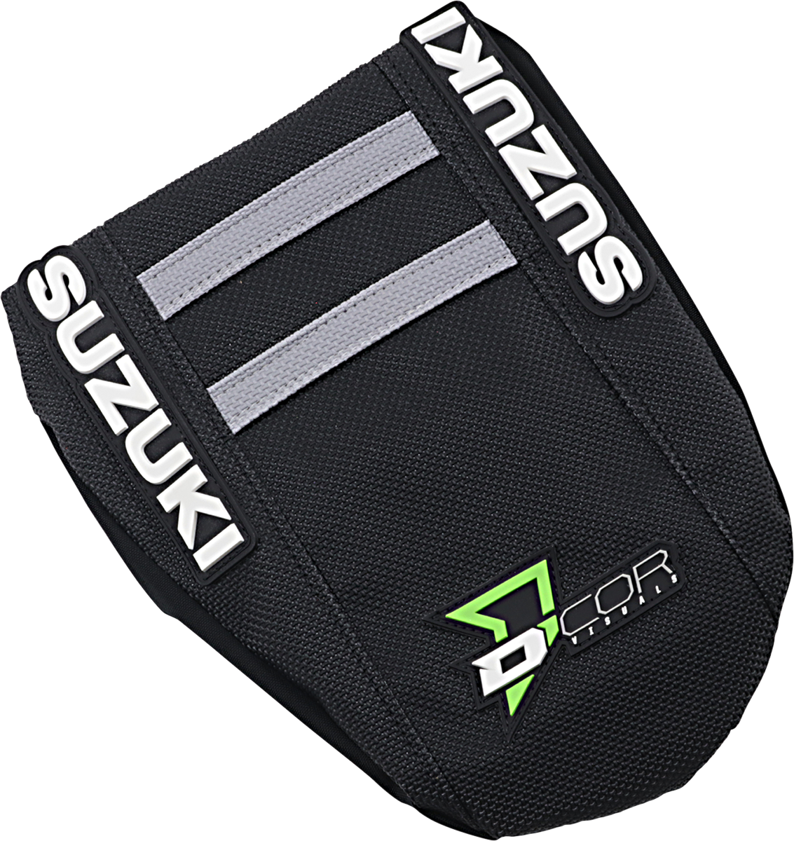 D'COR VISUALS Seat Cover - Black/Gray - RMZ250/450 '18-'25 30-40-465