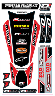D'COR VISUALS Universal Trim Kit - Red 15-10-100