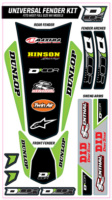 D'COR VISUALS Universal Trim Kit - Green 15-20-100