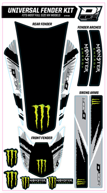 D'COR VISUALS Universal Trim Kit - Monster White 15-70-101