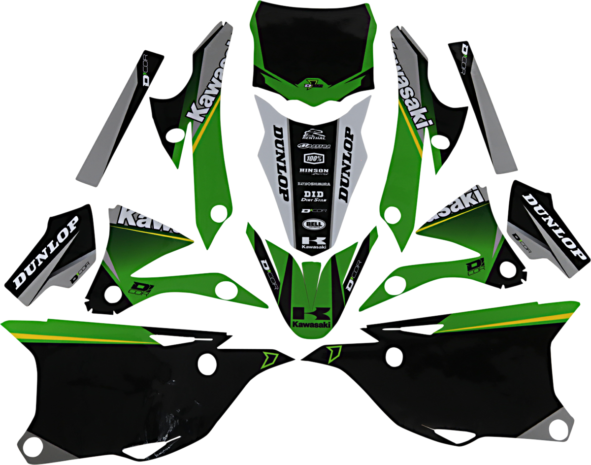 D'COR VISUALS Graphic Kit - Cor 9 Kawasaki - KX 85/100 20-20-102