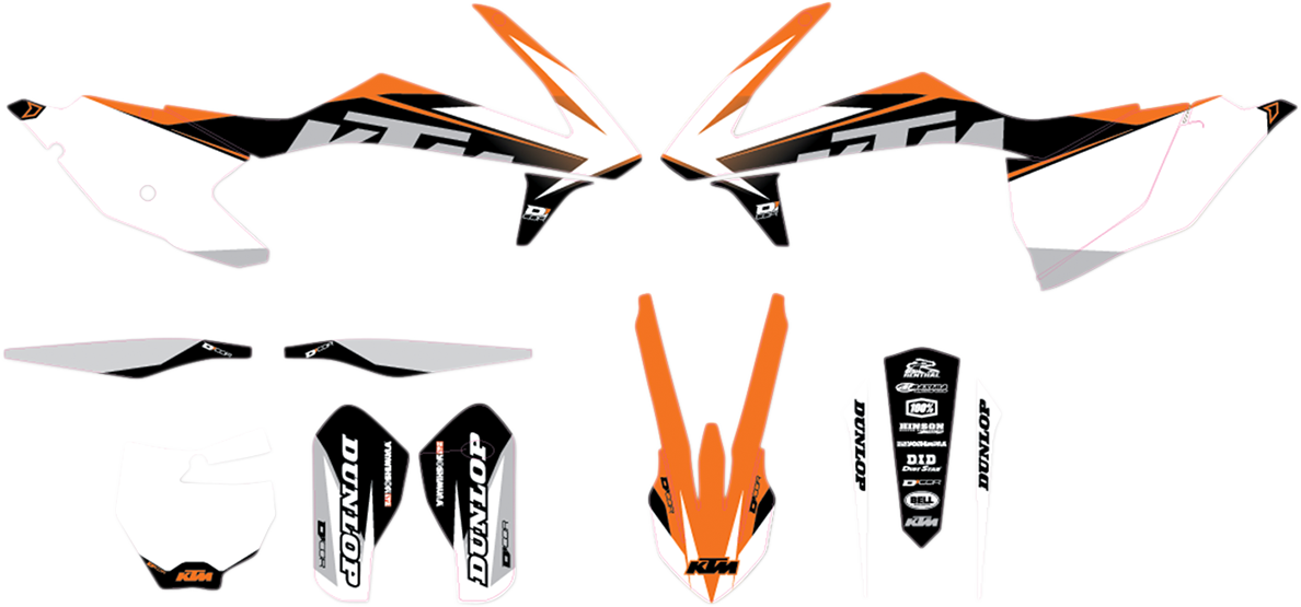 D'COR VISUALS Graphic Kit - Cor 9 KTM - '16-'18 20-30-206