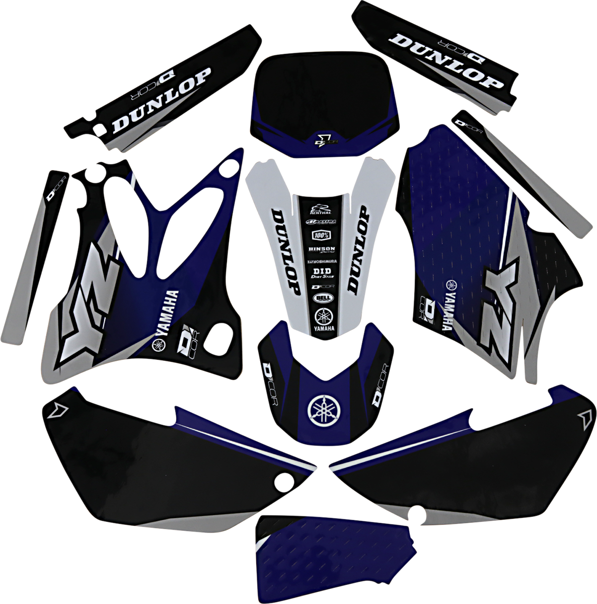 D'COR VISUALS Graphic Kit - Cor 9 Yamaha - YZ 85 '02-'14 20-50-101