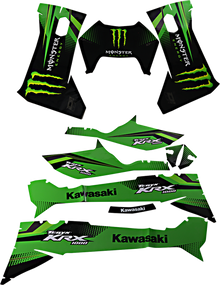 D'COR VISUALS Complete Graphics Kit - Monster - 2-Door - Teryx 20-20-290