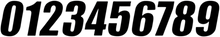 D'COR VISUALS SX Plate Number - #4 - Black - 6" 45-26-4