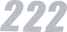 D'COR VISUALS SX Plate Number - #2 - White - 6" 45-16-2