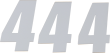D'COR VISUALS SX Plate Number - #4 - White - 6" 45-16-4