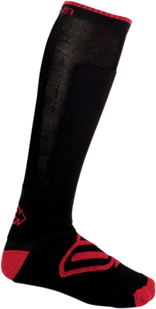 ARCTIVA Insulator Socks - Black/Red - Small/Medium - Size 6 - 9 3431-0411