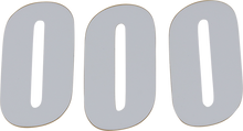 D'COR VISUALS SX Plate Number - #0 - White - 4" 45-14-0