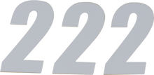 D'COR VISUALS SX Plate Number - #2 - White - 4" 45-14-2