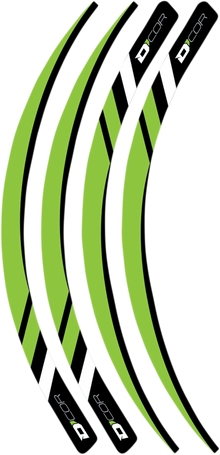D'COR VISUALS Rim Decal - Green 40-80-217