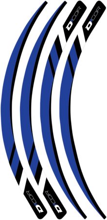 D'COR VISUALS Rim Decal - Blue 40-80-220