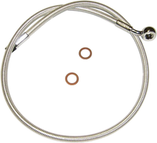 MAGNUM SHIELDING Brake Line - 10 mm-Straight - 23" - Sterling Chromite II AS37623