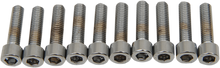 DRAG SPECIALTIES Bolts - Socket-Head - Replacement - Smooth/Fine Thread - #10-32 x 3/4" - 10 Pack MPB202S