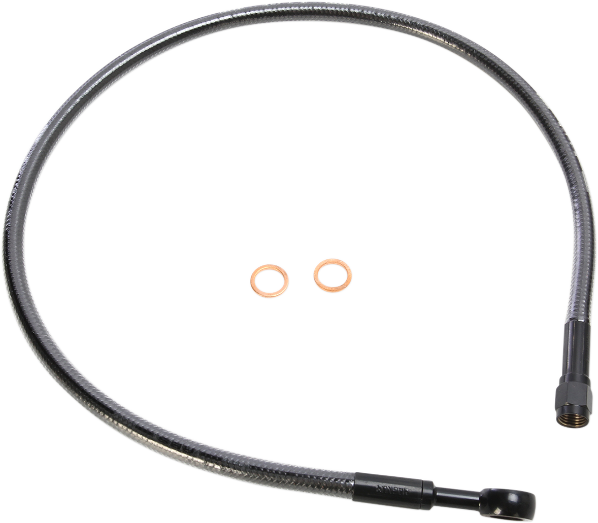 MAGNUM SHIELDING Brake Line - 10 mm-Straight - 23" - Black Pearl AS47623