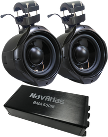NAVATLAS 8" Subwoofer/Amplifier NT308BPK