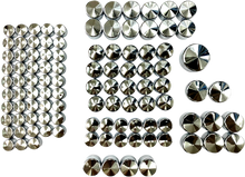 DRAG SPECIALTIES Bolt Cover Kit - Deluxe/Engine - Chrome - Softail/Touring/Trike 352095