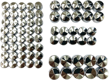 DRAG SPECIALTIES Bolt Cover Kit - Engine - Chrome - M8 352065