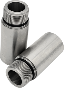 CYCLE VISIONS Fork Tube Extensions - 39 mm - Extends +3" - Chrome CV7137