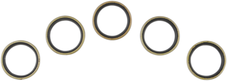 COMETIC Main Drive Gear Seal - Rubber - 5 Pack - L'81-86 Big Twin C9372