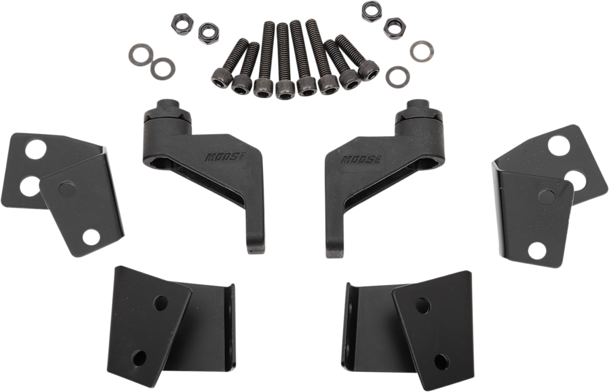MOOSE OFFROAD Adapters - Mirror - Black - Pro-Fit - Pair PVMIRKIT-1-MSE