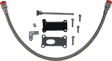 DRAG SPECIALTIES Engine Oil Spout Kit - Black - 02'-06' Touring 323060