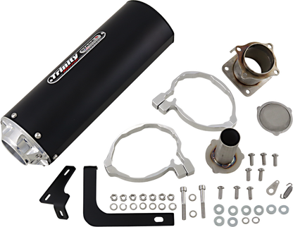 TRINITY RACING Muffler - Black TR-4176S-BK