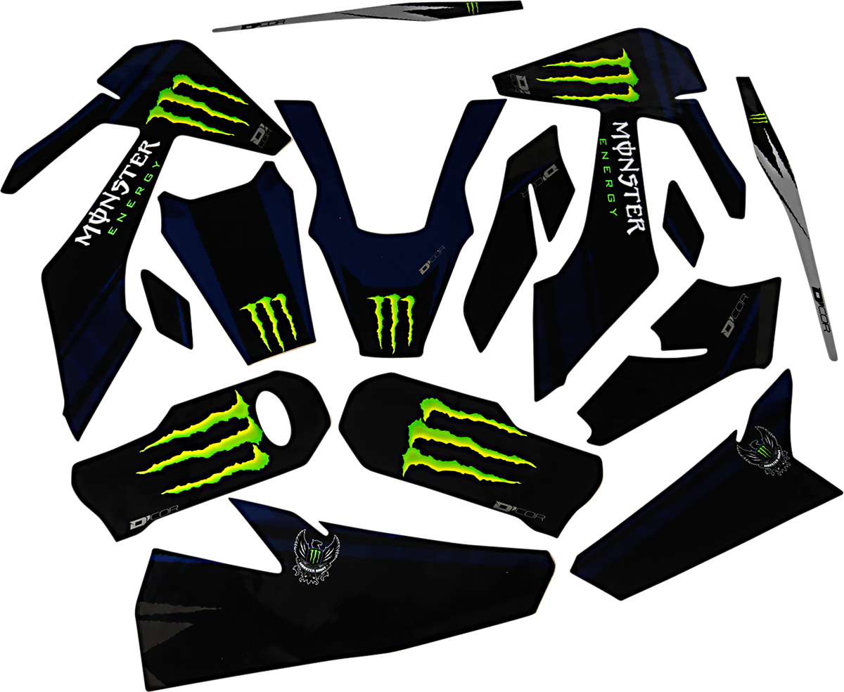 D'COR VISUALS Graphic Kit - Monster Energy - FC 450 20-70-103