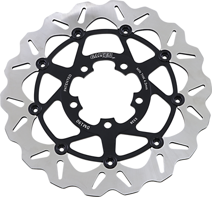 GALFER Brake Rotor - Front - Black Carrier DF190JCW
